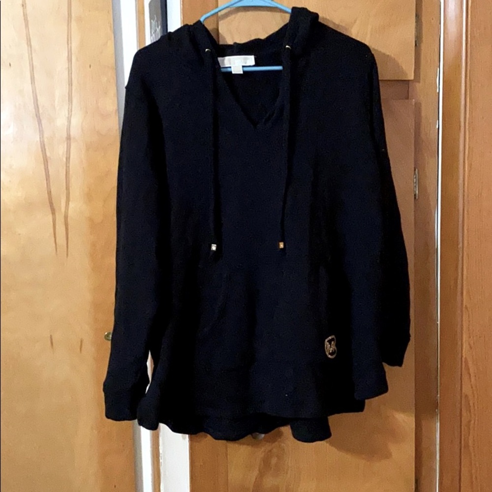 Black French Terry Hoodie 2X